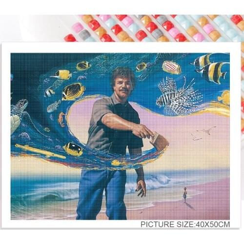 Diy Diamond Painting Portrait Cross Stitch Picture of Rhinestone Diamond Embroidery Abstract Scenery Figures Pictures Home Decor