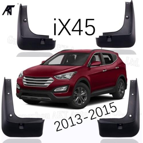 Mud Flaps Accessories 4PCS/SET FIT FOR 2013 2014 HYUNDAI SANTA FE / IX45 (DM) MUD FLAPS SPLASH GUARD MUDGUARD