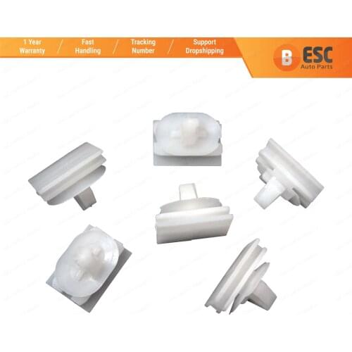 10 Pieces Moulding Clip For Renault Kangoo Clio 7703067448 Head Size 22mm X 16mm Fits 8mm Hole