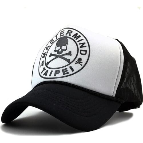 2018 Casual Unisex Skull women mesh Baseball Cap Summer Casquette Snapback Gorras Planas Baseball Cap Men Fitted Hats Caps