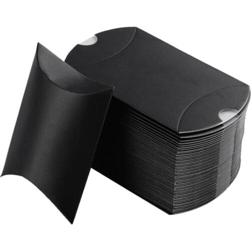 Multicolor Small Gift Boxes Multicolor Pillow Box DIY Kraft Paper Box Packaging 50pcs/lot