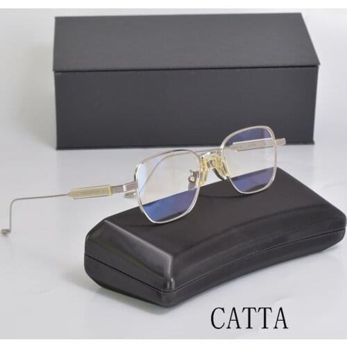 2021 New Korean Brand GM Optical Eyeglasses Frame CATTA Alloy Myopia Reading Presciption Eyewear Frames Men Women With Case