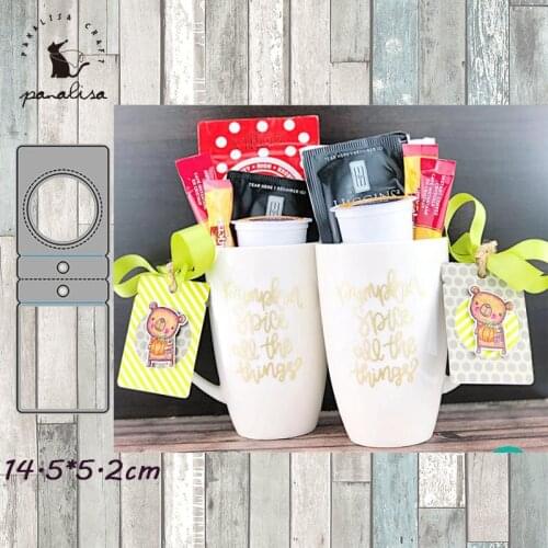 Panalisacraft 2020 new metal cutting dies label tag cut die card decoration Scrapbook paper craft punch stencils