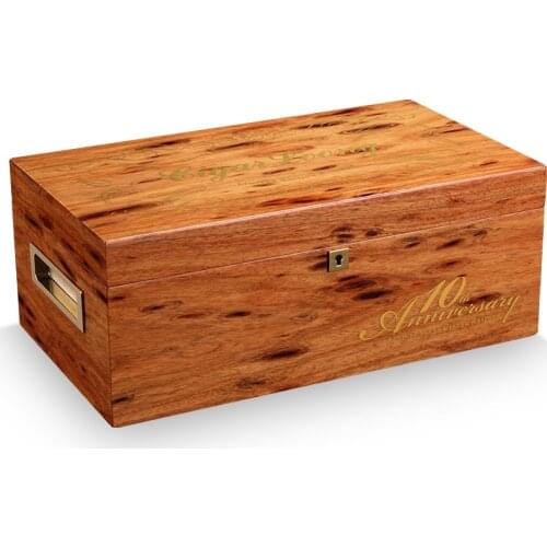 Cigar humidor large capacity double layer 4 area natural cedar wood cigar moisturizing box CA-0313