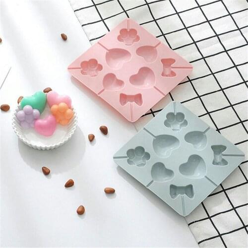 8 Grid 3D Bow-knot Silicone Chocolate Mold Fondant Cake Decorating Tools Candy DIY Lollipop Molds Kitchen Accessories For Baking