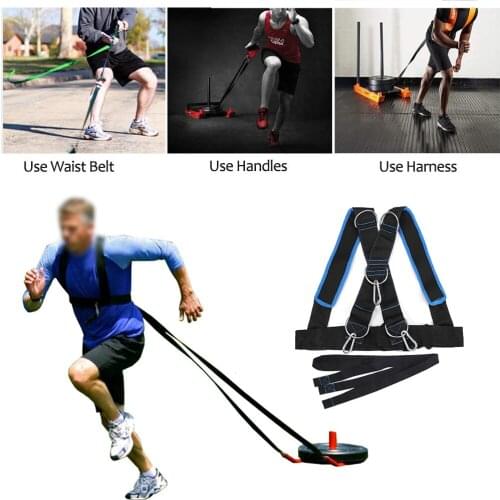 Harness Trainer Power Sled Workout Tire Pulling Harness Football Workout Equipment Sled Strap Resistance for Training Team Sport