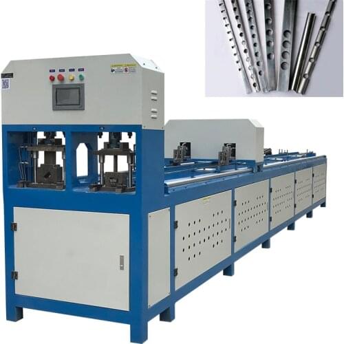 Pipe punching machine cnc stainless steel tube punching machine anti theft net aluminum alloy shelf angle steel punching machine