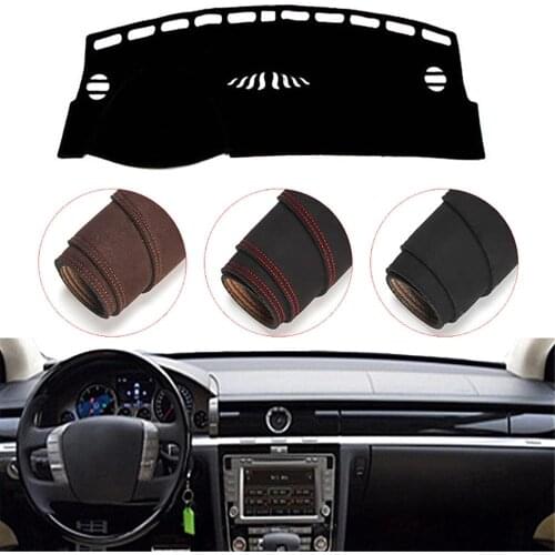 Console Dashboard Suede Mat Protector Sunshield Cover Fit For VolksWagen Phaeton 2004-2017