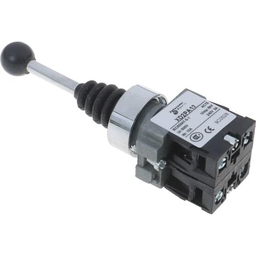 1pc 2NO 2 Positions XD2-PA12 XD2-PA22 Cross Push Button Switch Latching Self-locking Joystick Switch Dropshipping