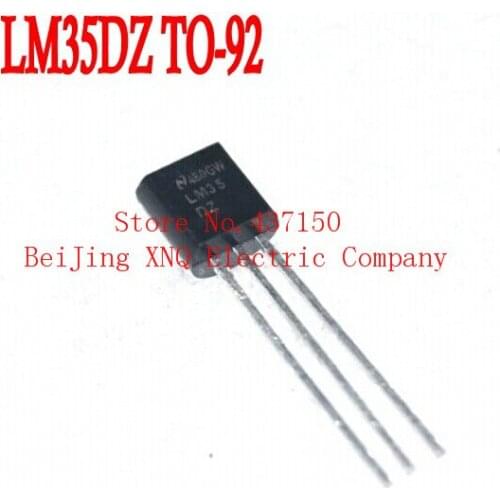 10PCS/LOT LM35DZ TO-92 LM35 Precision Centigrade Temperature Sensors