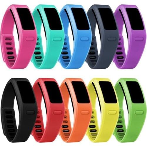 50pcs/Lot By DHL for Garmin Vivofit 1 Wristband 10 Colors Replacement Rubber Band with Adjustable Clasp Wrist Band
