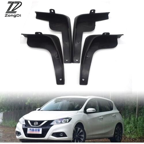 ZD Car Front Rear Mudguards For Nissan Versa/Tiida/Latio 2007-2011 Versa/Latio/Almera 2012-2017 Sentra/Sylphy Pulsar 2013-2017