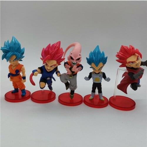 BANDAI Dragon Ball Action Figure Fierce Battle Legend WCF Series Son Goku Vegetajv Ex Cashapou Rare Model Decoration Toy