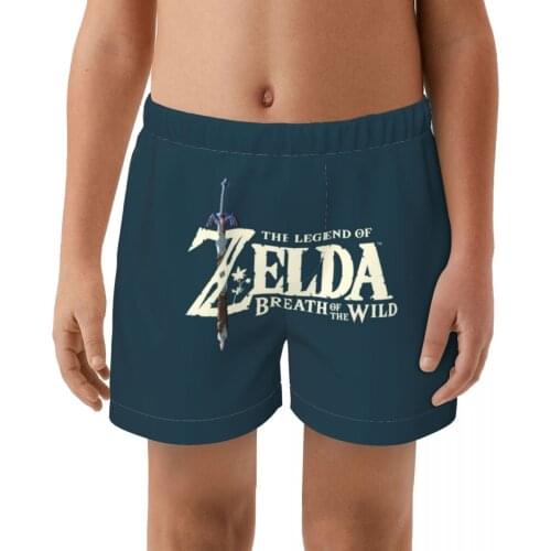Zelda Multi Prints boy Elastic Swimming Trunk Swimwear Beach Swim Sport Short Briefs Surfing Summer Swimsui Shorts Bathing Suit