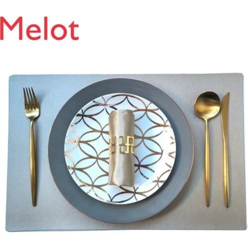 European Luxury Cutlery Set Nordic American High-end Knife and Fork Plate Full Set of Table Set Ornaments Gifts From Elders