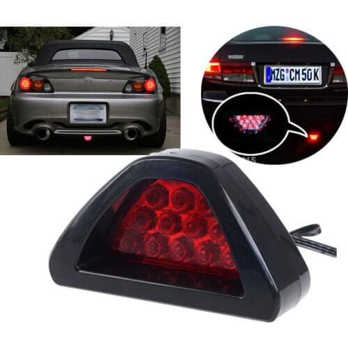 F1 Racing Refit Taillight Brake Stop DRL Light Strobe for Motor 12PCS LED