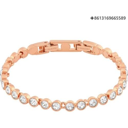 HERO Original Copy High Quality 1:1 SWA With Cubic Zirconia Plated Rose Gold Bracelet With Logo Free Envelope Mail