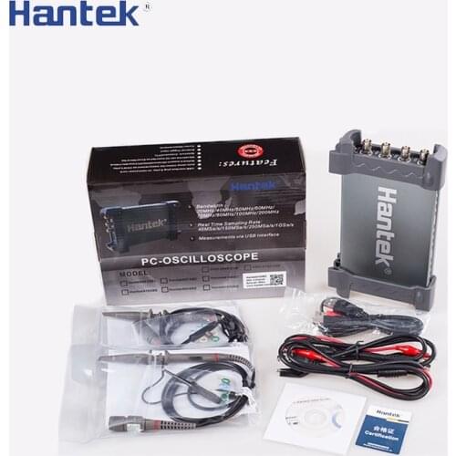 Hantek 6254BC Digital Multimeter Oscilloscope Handheld Oscillograph USB2.0 PC 4 Channels 250MHz 1Gsa/S osciloscopio
