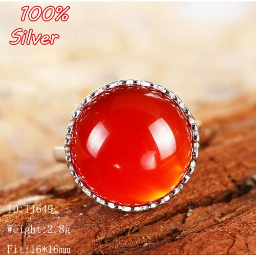 2018 New Fashion 925 Sterling Silver Color 16mm Base Inlaid Wax Ring Blanks Settings Adjustable Ring DIY Jewelry