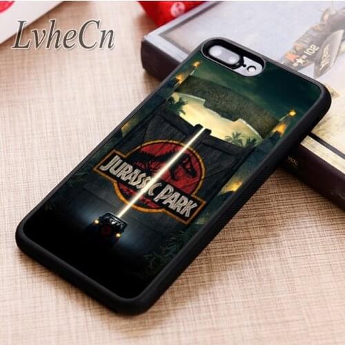LvheCn Jurassic Park Dinosaur Movie phone Case cover For iPhone 5 6 6s 7 8 plus 11 12 Pro X XR XS max Samsung S7 edge S8 S9 S10