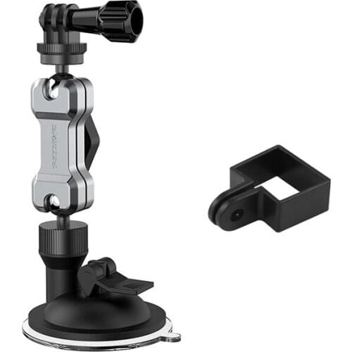 Camera car suction cup base bracket metal holder for gopro action / dji osmo pocket /Fimi Palm /Insta360 camera mount