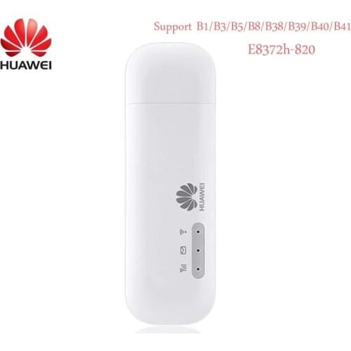 Huawei E8372h-820 4G mobile LTE USB Modem 150mbps wireless dongle Support 16 Wifi Users E8372