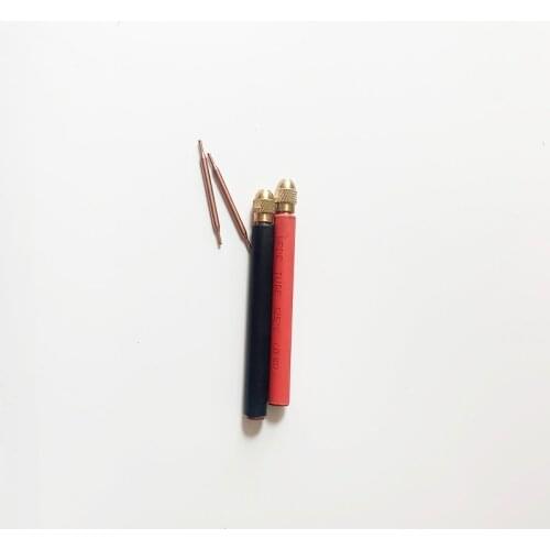 Spot Welder Tip Welding Pen 16 Square 25 Square Red Copper Clamping Weld Pen For DIY Spot Welding Machine With Werlder pin