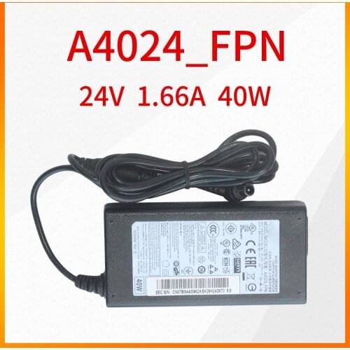 Original A4024_FPN 24V 1.66A 40W AC Power Adapter is Suitable for External Power Supply of Samsung Audio Amplifier