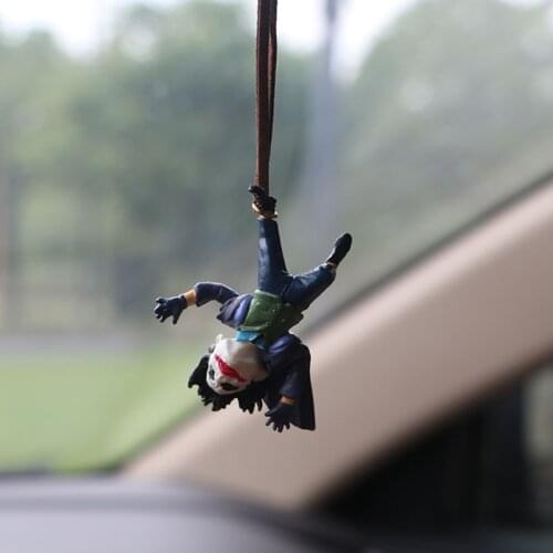 Auto Rearview Mirror Pendant Handstand Joker Interior Ornaments for Car Decoration Birthday Presents Acrobatic Clown