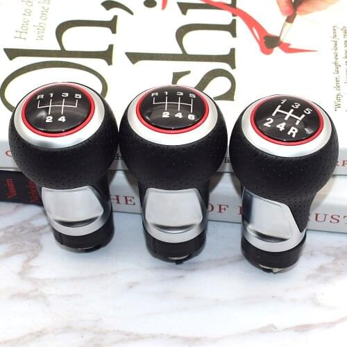 5 6 Speed Car Gear Shift Knob 12mm Manual Lever stick shifter For Volkswagen VW Golf 3 4 5 Passat Caddy Audi A3 A4 A5 A6 Skoda