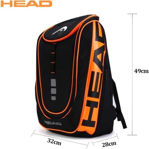 HEAD Tennis Backpack Outdoor Sport Bag Tennis Racket Bag Raqueta Tenis Backpack Original Tennis Backpack With Shoe Bag