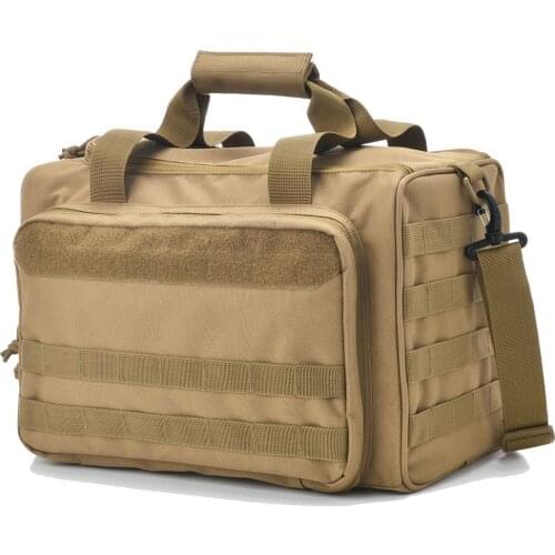 NANCY TINO Tactical Training Bag Molle System Hunting Accessory 600D Waterproof Gun Shooting Range Tool Bag Camping
