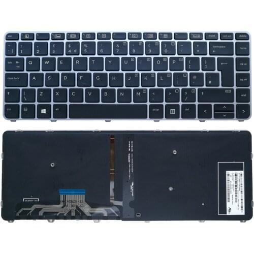 Good Quality OVY UK laptop keyboard for HP 1040 G3 p/n:9Z.NCHBQ.00U 818252-031