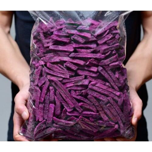 Freeze Dried Purple Sweet Potato Chunks - Non-GMO 100% Natural and Organically Processes Bake Material Cake Decorate