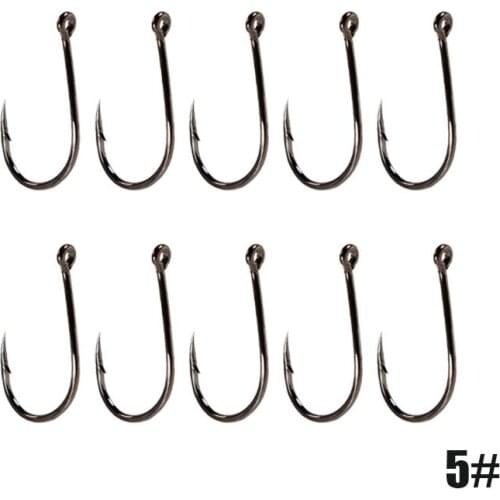 10 Pcs Octopus Circle Hooks Live Bait Fishing Hook Offset Steel Saltwater Catfish Hook Surf Fishing Hook Accessories Tools