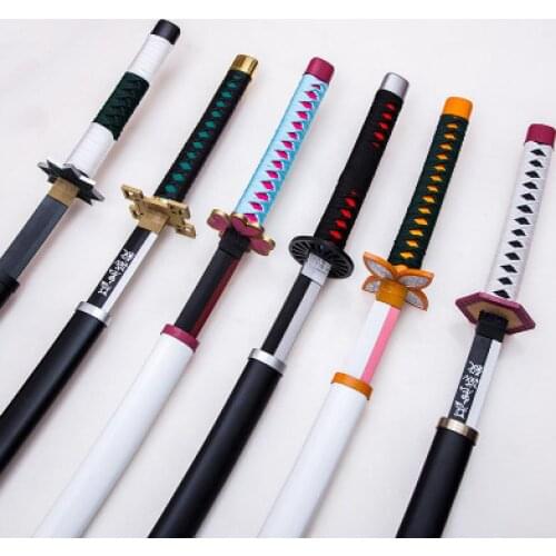 100 Cm Wooden Sword Devils Blade Role Playing Animated Weapons Childrens Wooden Sword Toys Cos Weapon Wooden Knife gift