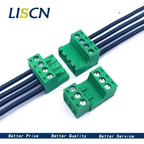 2sets 15EDGRK-5.08mm plug-in type 2edg type green terminal block 2EDGRK for Connector 2P 3 4 5 6 7 8 9 10 11 12 13 14 15 16 Pin