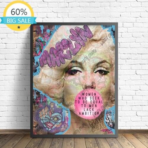 Abstract Graffiti Art Marilyn Monroe 5D DIY Diamond Painting Diamond Embroidery Full of Cross Stitch Kits Mosaic Home Decor