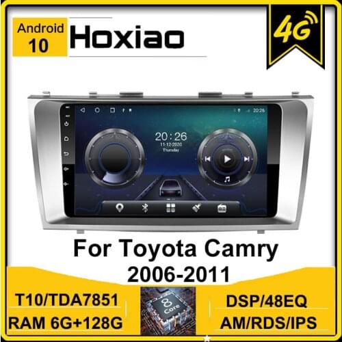 2 DIN Android Car Radio multimedia video player For Toyota Camry 40 2006 2007 2008 2009 2010 2011 navigation GPS RDS IPS DSP