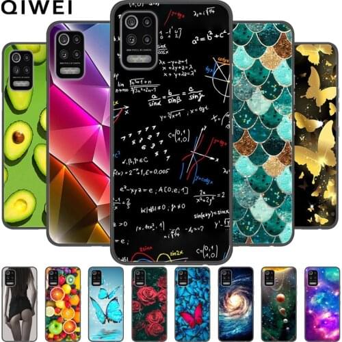 For LG K52 Case Cover Pretty Black Soft TPU Silicone Phone Back Covers For LG K42 K22 K62 K 22 52 Protective Cases SHells Capa