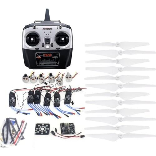 F14711-J RC HexaCopter ARF Electronic:30A ESC 920KV Motor KKMulticopter V2.3 Control Board Propeller Radiolink T8FB RX&RX