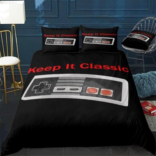 Keep It Classic Gamepad Duvet Cover Twin/Queen/King Size Luxury Comforter Bedding Set With Pillowcase Home Bed Decora