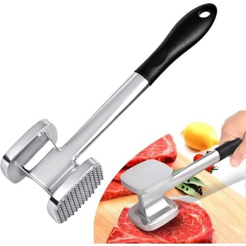 Kitchenaid Meat Tenderizer Tool Beef Mallet Pork Chops Hammer Masher for Steak Poultry, Essential Kitchen Gadgets