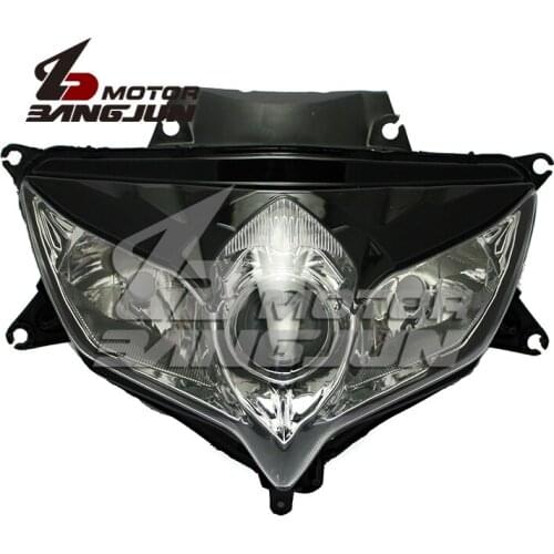 Motorcycle Black Headlight Headlamp Head Lights Lamps Assembly For Suzuki GSXR600/750 2008-2009-2010 K8 K9