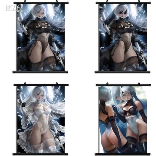Nier Automata Yorha No.2 Type B Playstation Game Poster Anime Posters Canvas Painting Wall Decor Wall Art Picture Home Decor