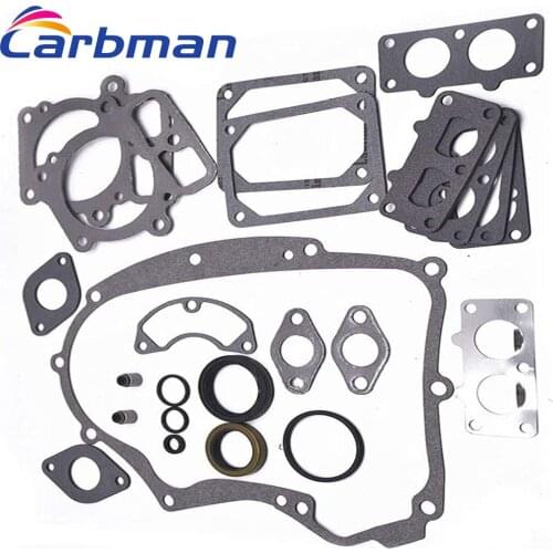 Carbman One Set Complete VALVE Gasket Kit For Briggs & Stratton 694012 499889 Gasket Kit Engine Set
