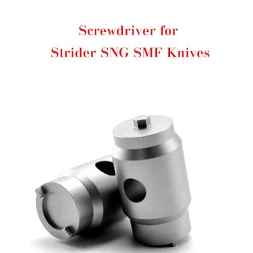 Stainless Steel Knife Handle Screwdriver for Strider SNG SMF Knives Spindle Removal Disassemble Tool Wrench Spanner EDC DIY Plum