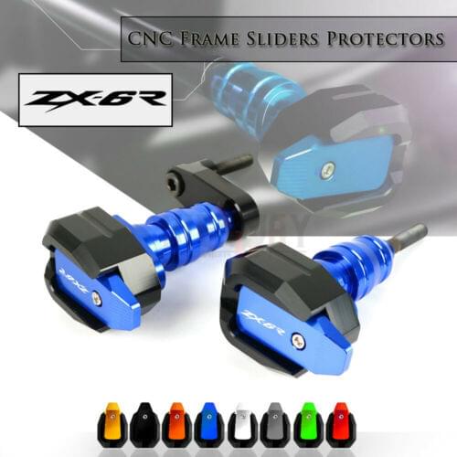 Motorcycle Frame Slider Fairing Guard Crash Pad Protector Falling Protection For KAWASAKI ZX6R ZX-6R 2004-2008