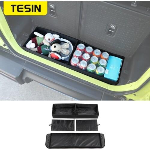 TESIN Stowing Tidying Car Trunk Folding Storage Box for Suzuki jimny 2019 2020 2021 4 Pcs Car Foldable Organizer Accessories