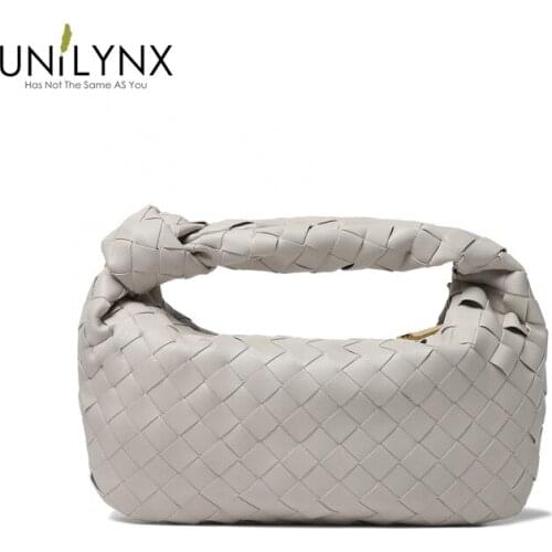 Woven Clouds Bag Womens Leather Shoulder Bag Minimalist 2020 New Fashion Mini Clutch Bag Soft Dumplings Brand Design Bag Spot